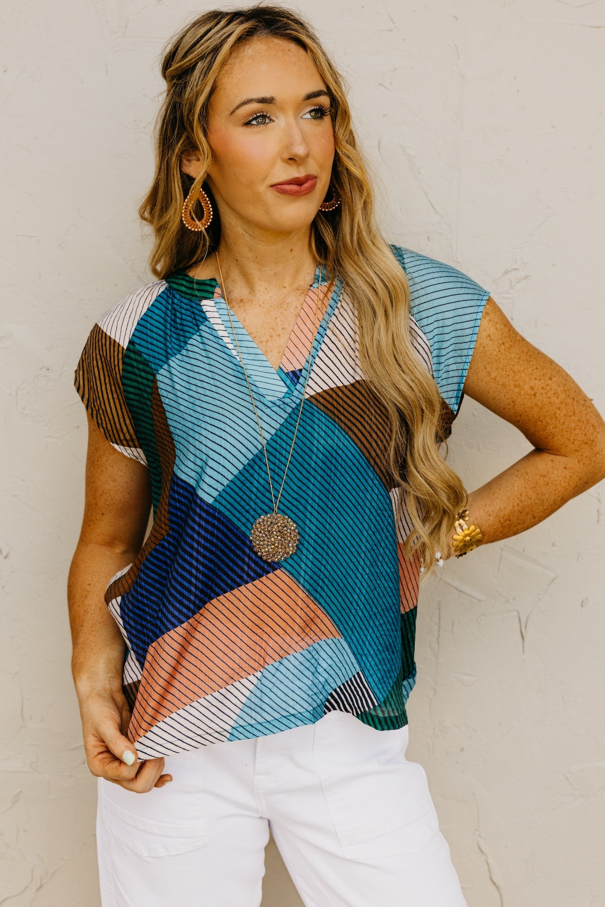 The Samson Cap Sleeve Blouse