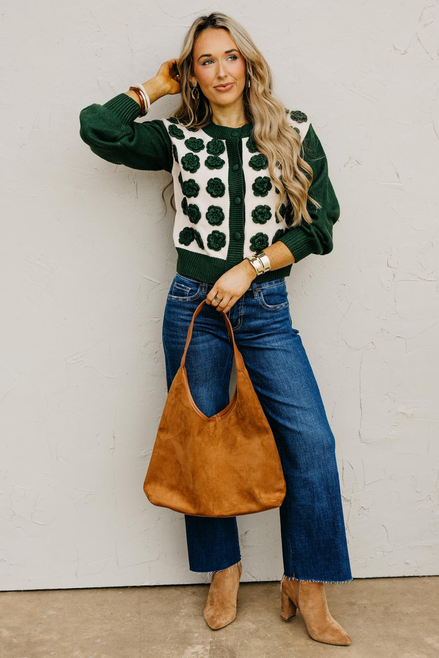 The Kingston Floral Button Up Cardigan