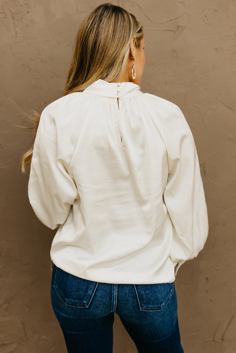 The Alaya Twist Keyhole Blouse