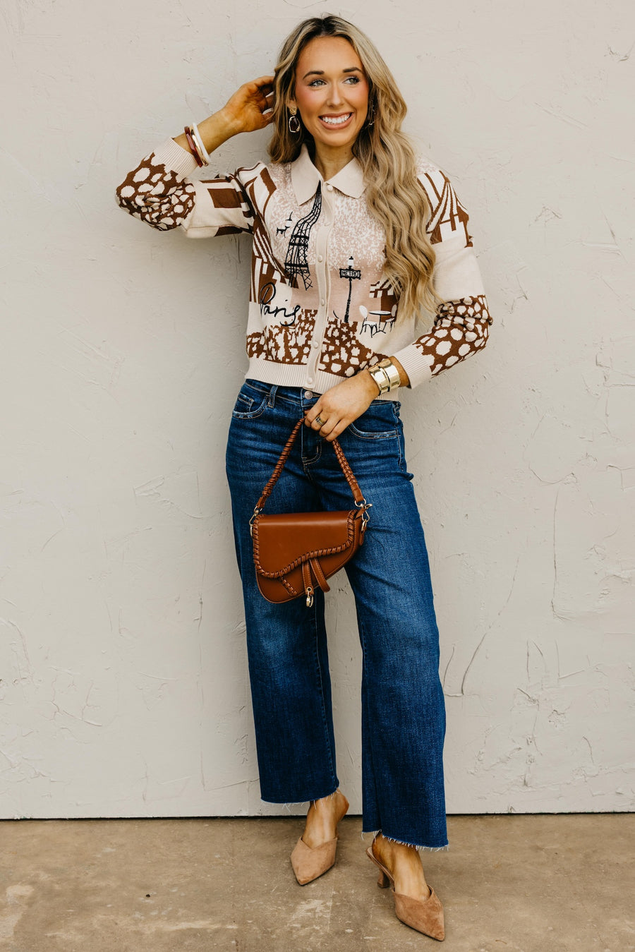 The Marsee Embroidered Jacquard Cardigan