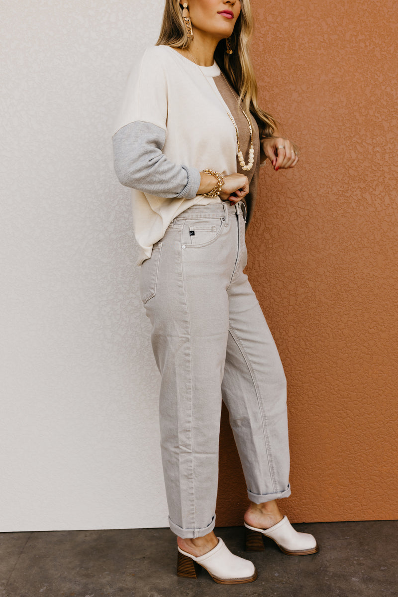 Kan Can Denim | High Rise Slim Balloon Fit - KC7441GR