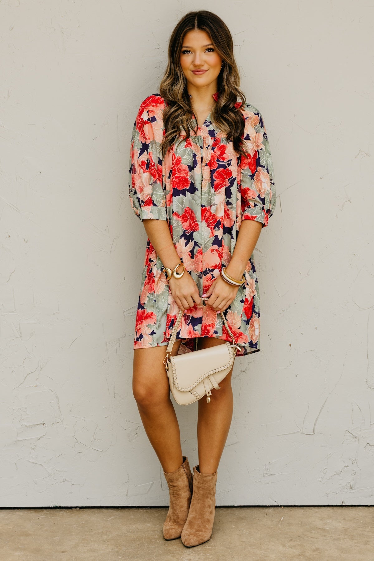 The Gina Floral Mini Dress