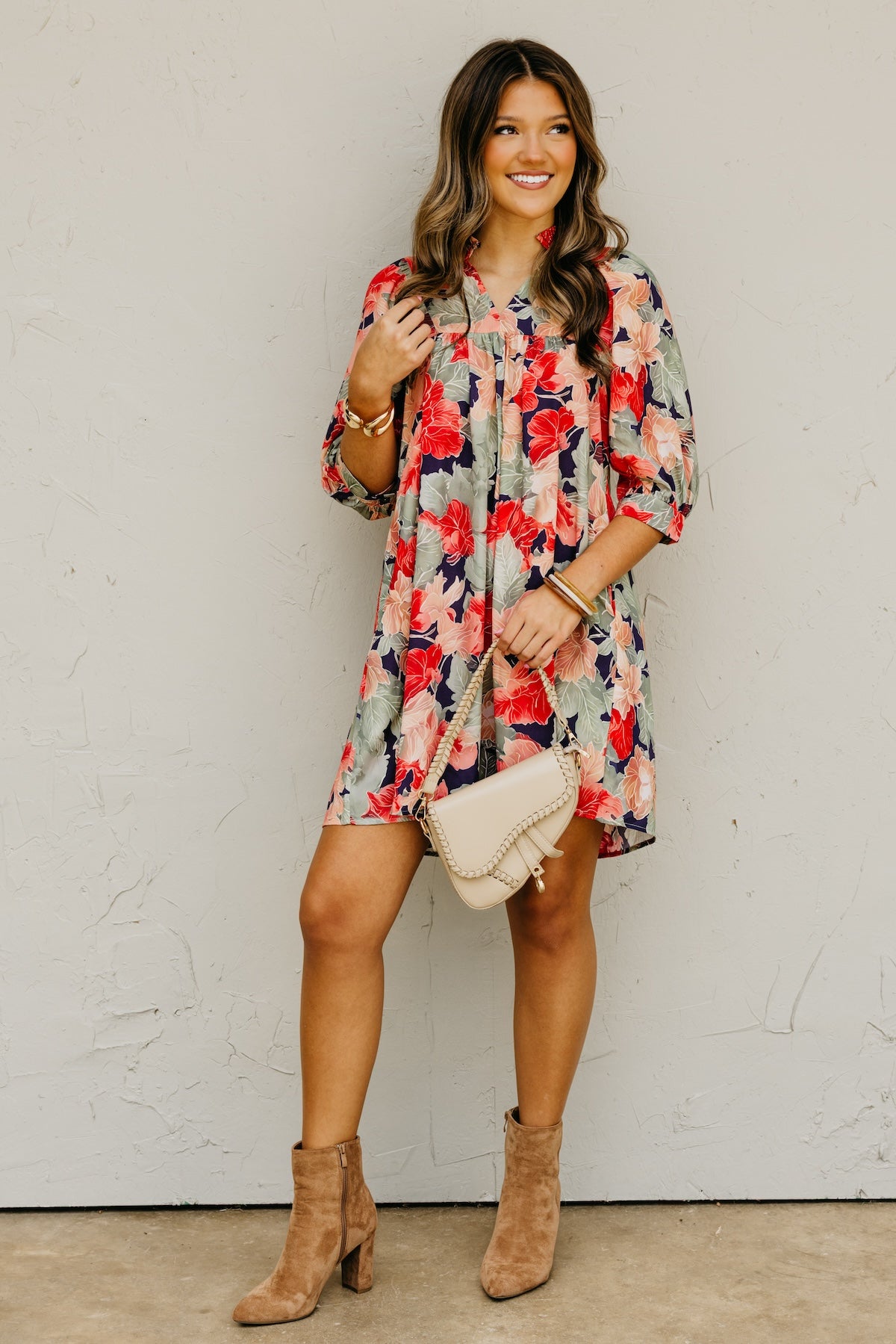 The Gina Floral Mini Dress