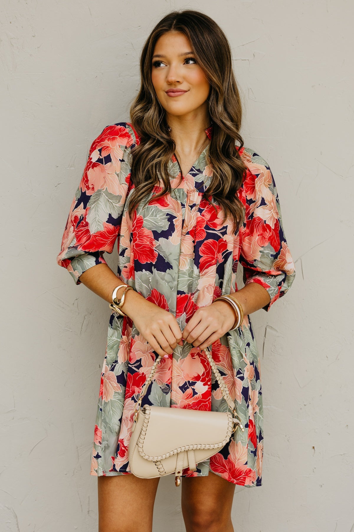 The Gina Floral Mini Dress