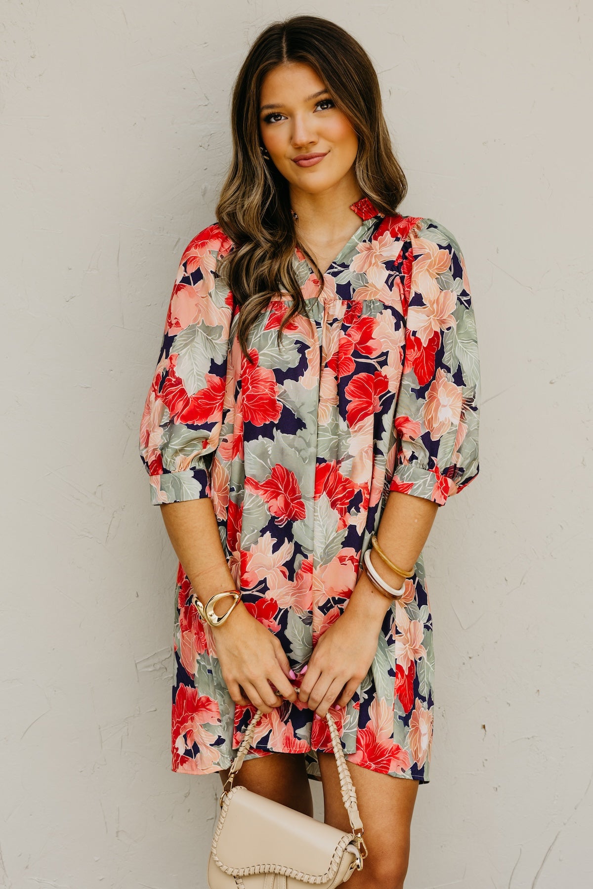 The Gina Floral Mini Dress