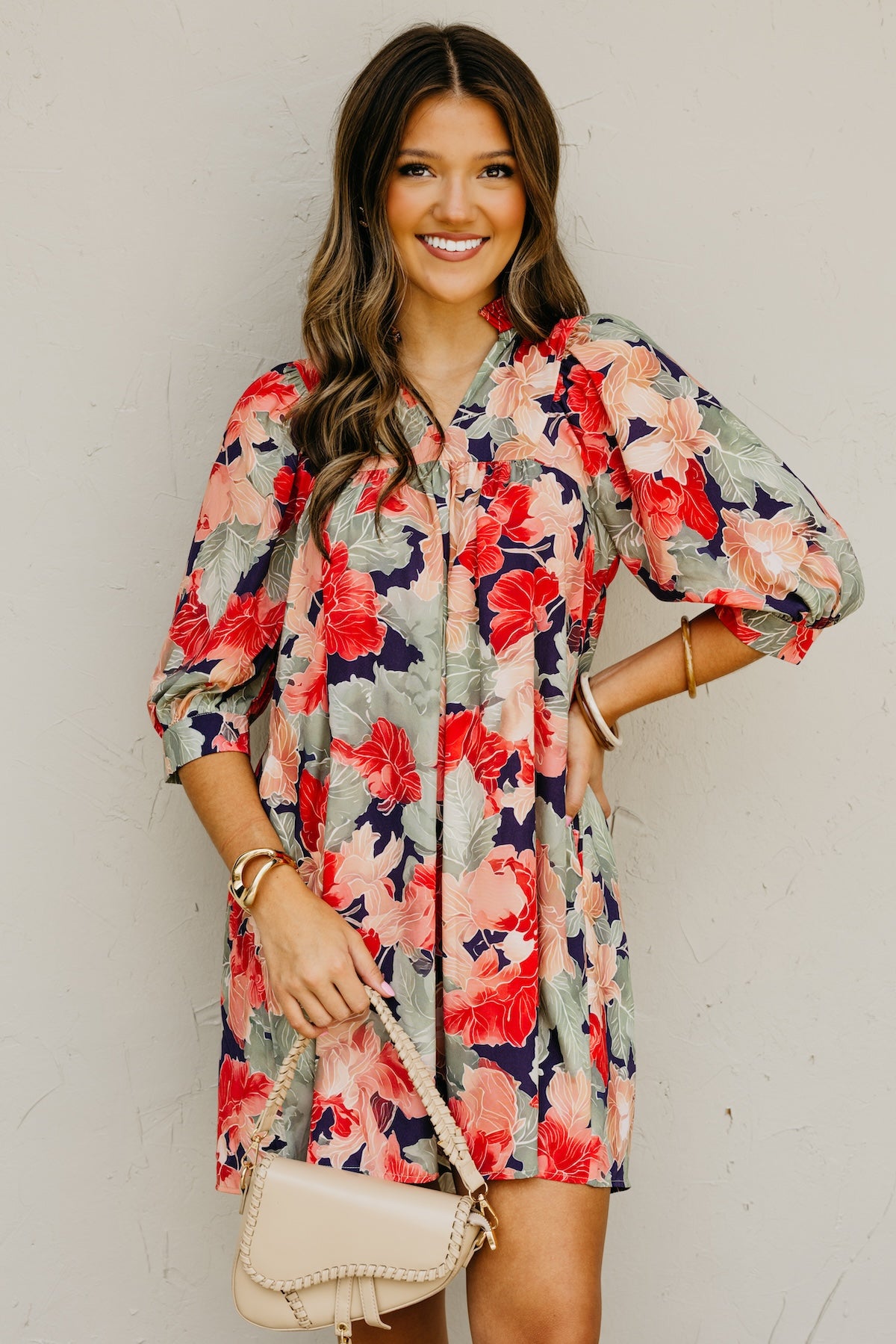 The Gina Floral Mini Dress
