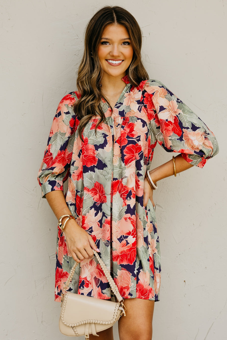 The Gina Floral Mini Dress