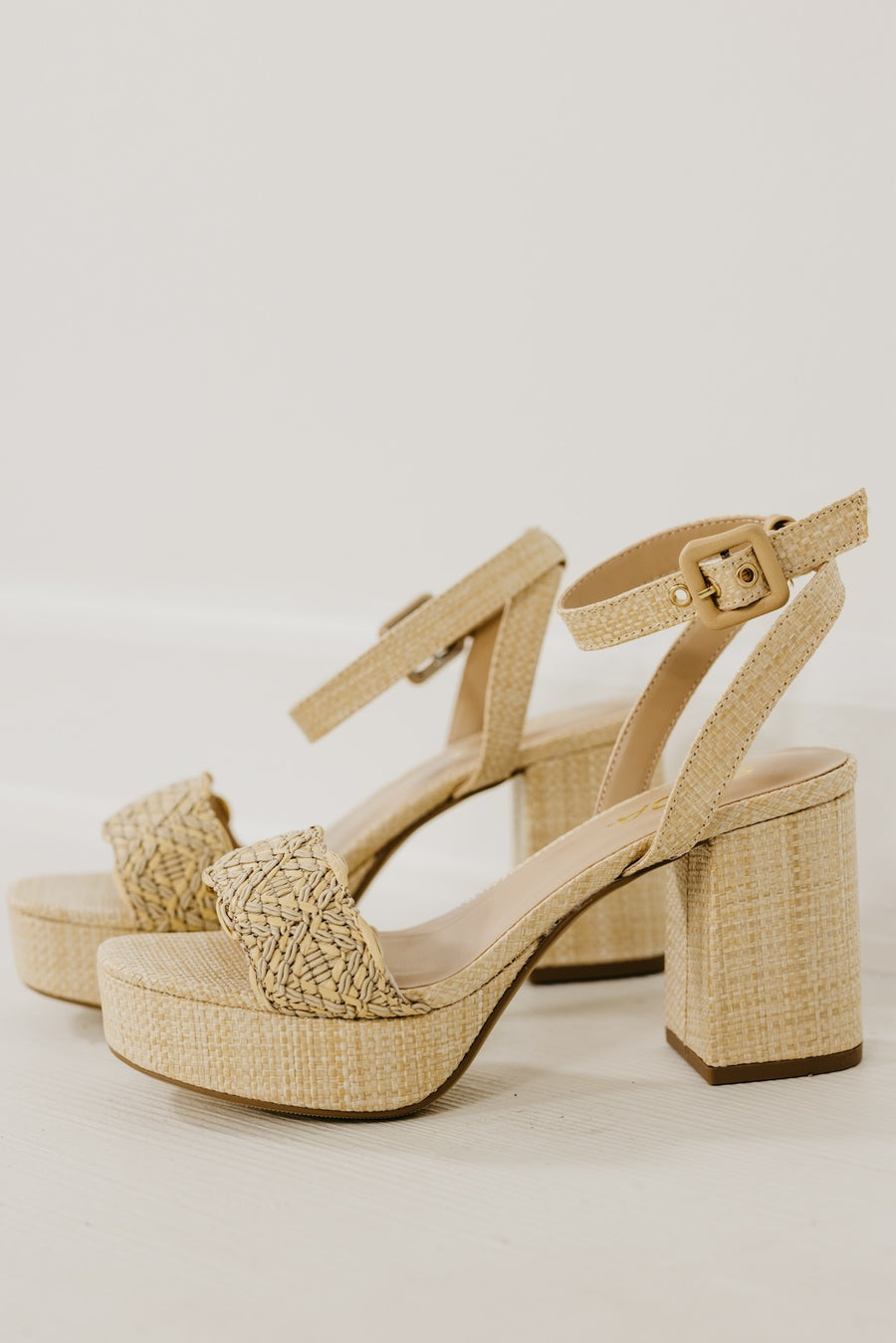 The Snooze Raffia Heel