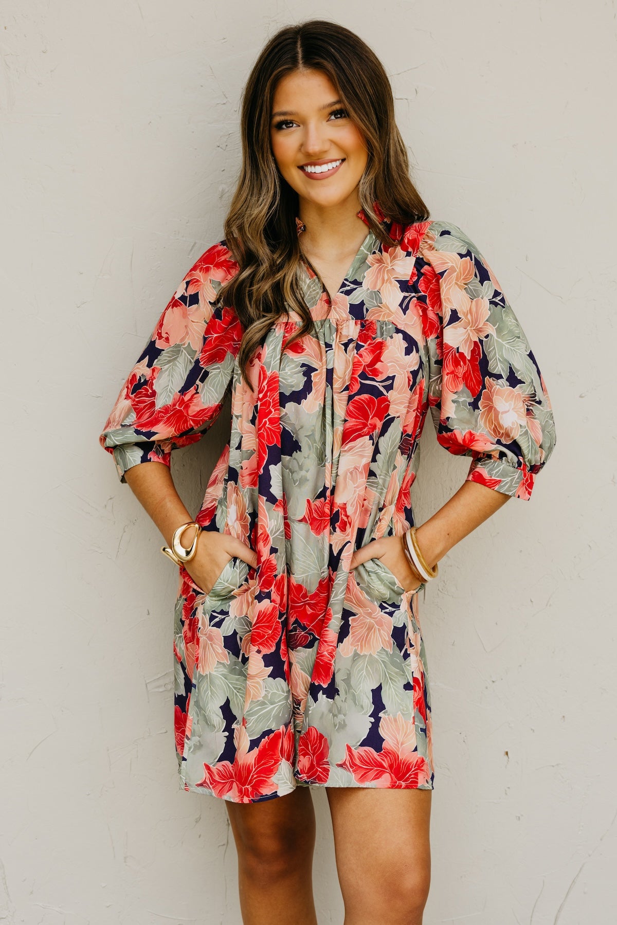 The Gina Floral Mini Dress