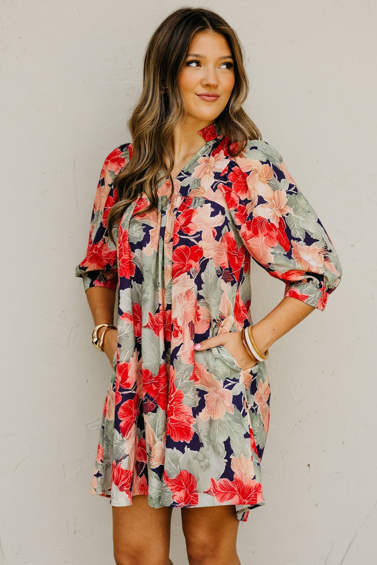 The Gina Floral Mini Dress