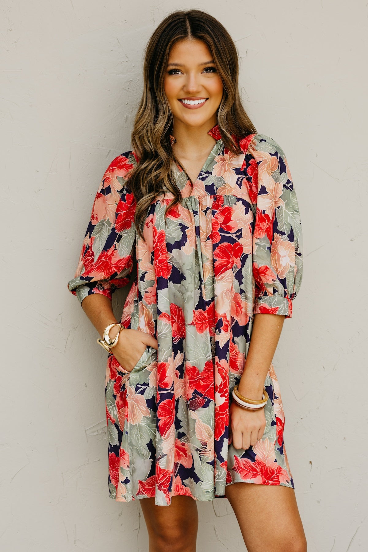 The Gina Floral Mini Dress