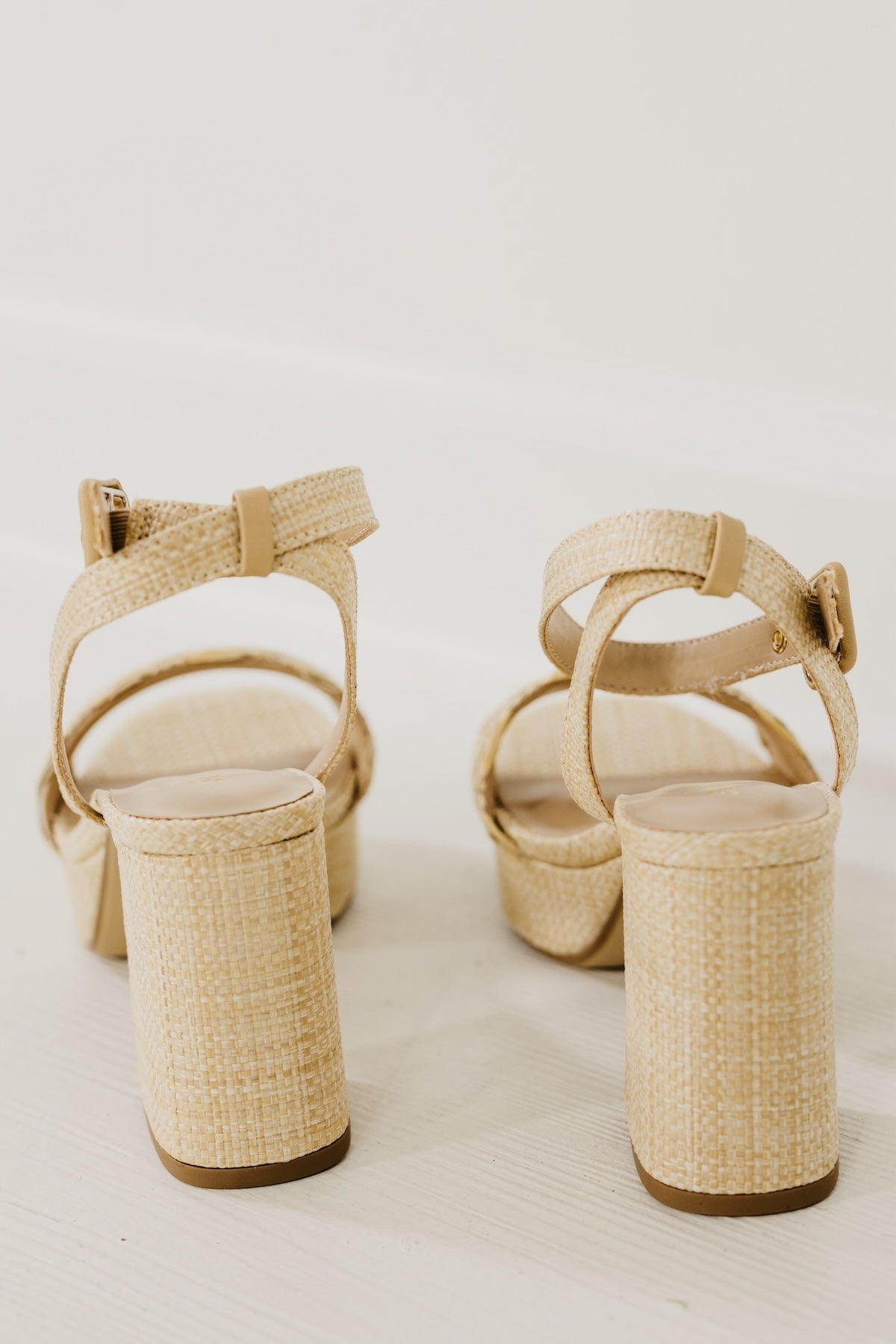 The Snooze Raffia Heel