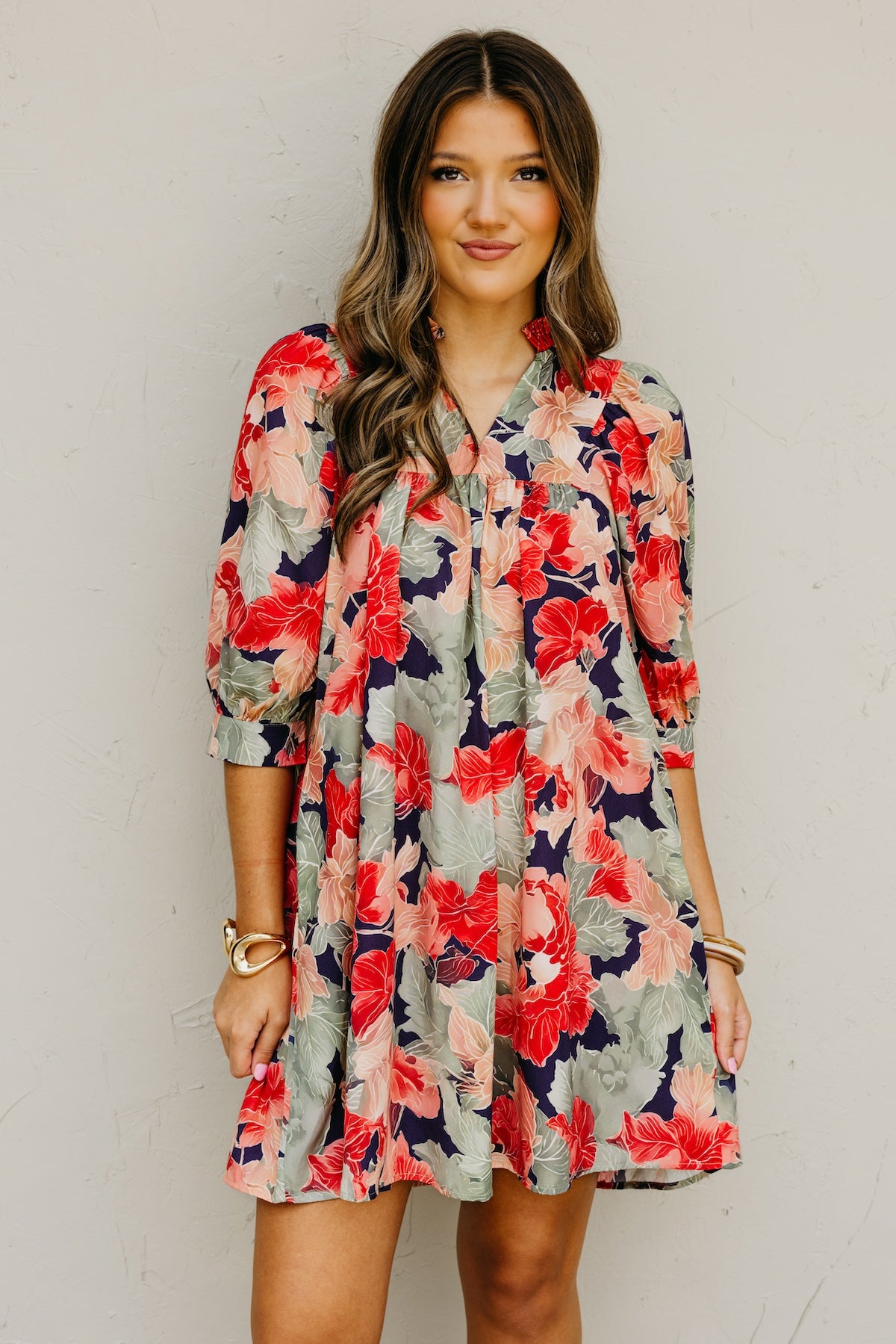 The Gina Floral Mini Dress