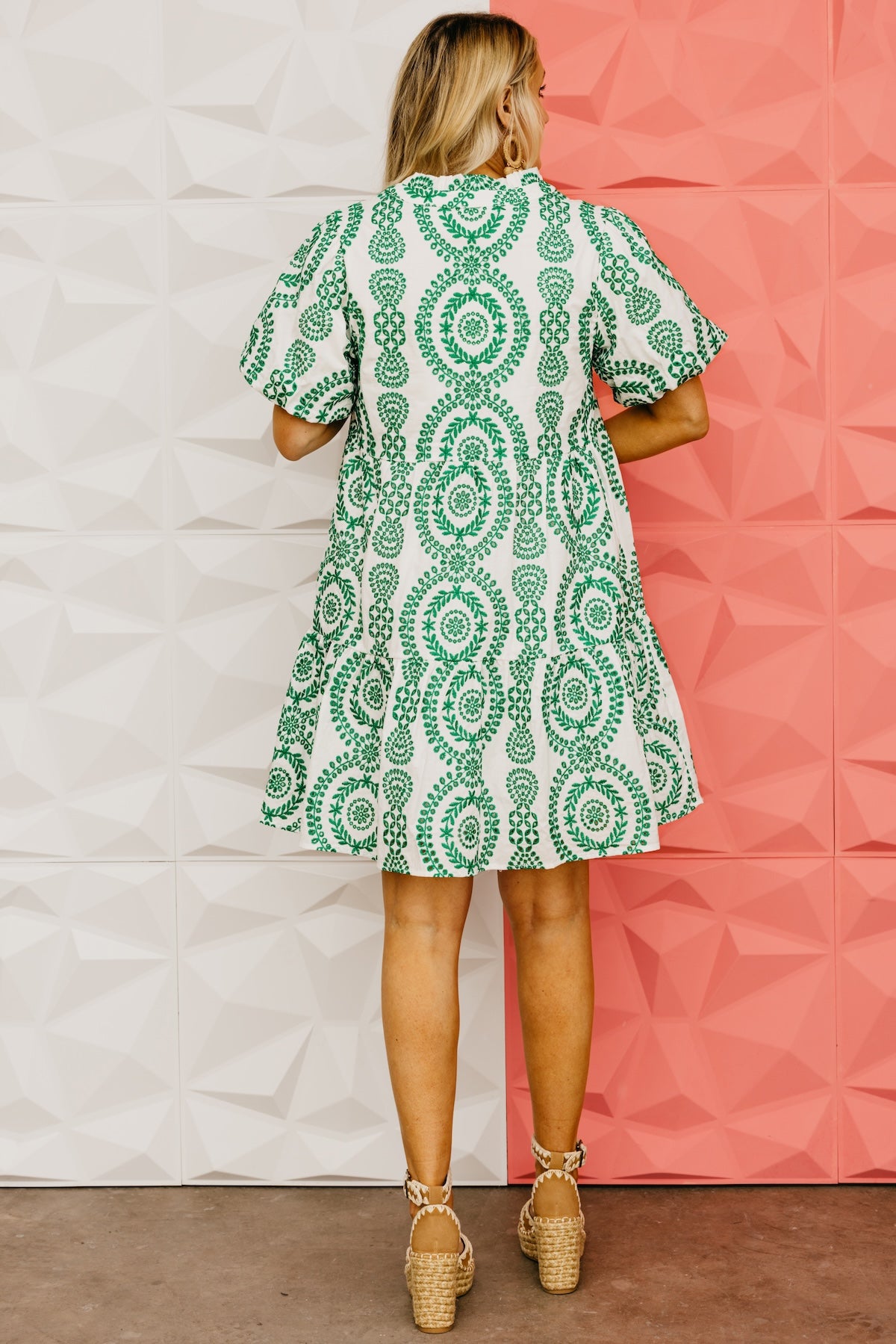 The Paul Eyelet Embroidered Mini Dress