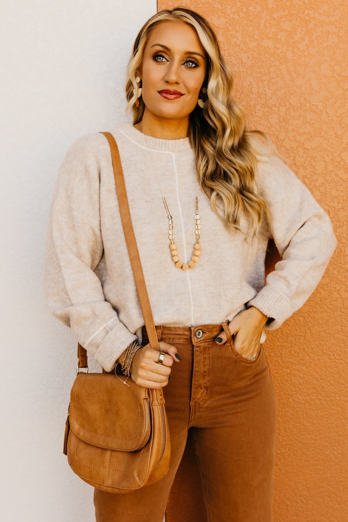 The Kadence Contrast Line Sweater