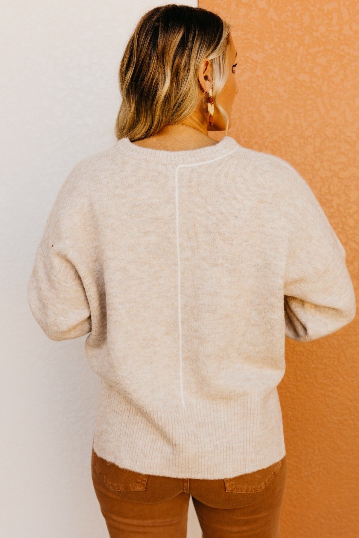 The Kadence Contrast Line Sweater