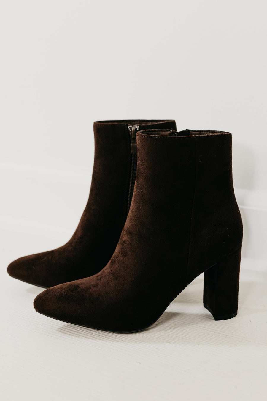The Brazil Suede Ankle Bootie
