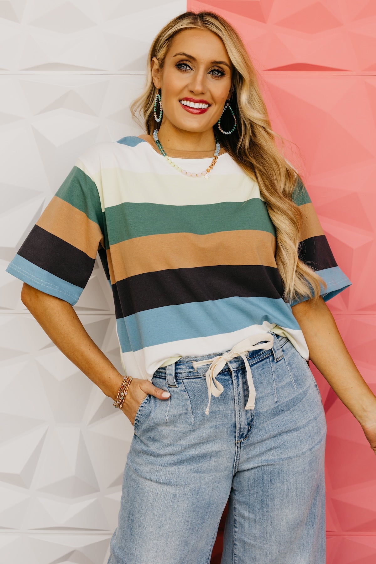 The Camille Chunky Stripe Tee