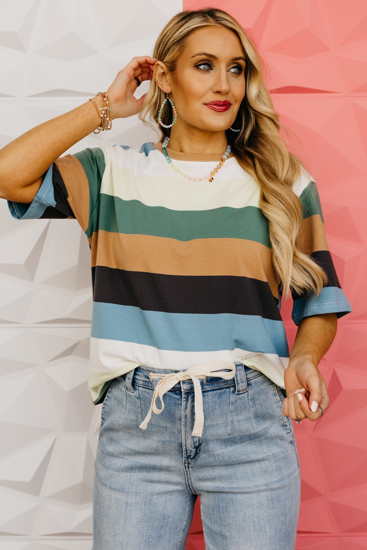 The Camille Chunky Stripe Tee