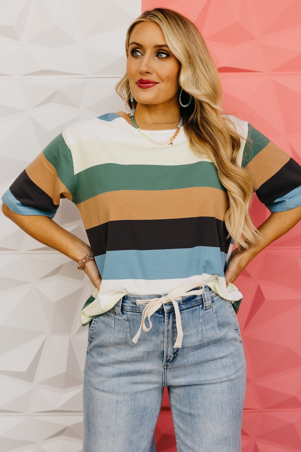 The Camille Chunky Stripe Tee