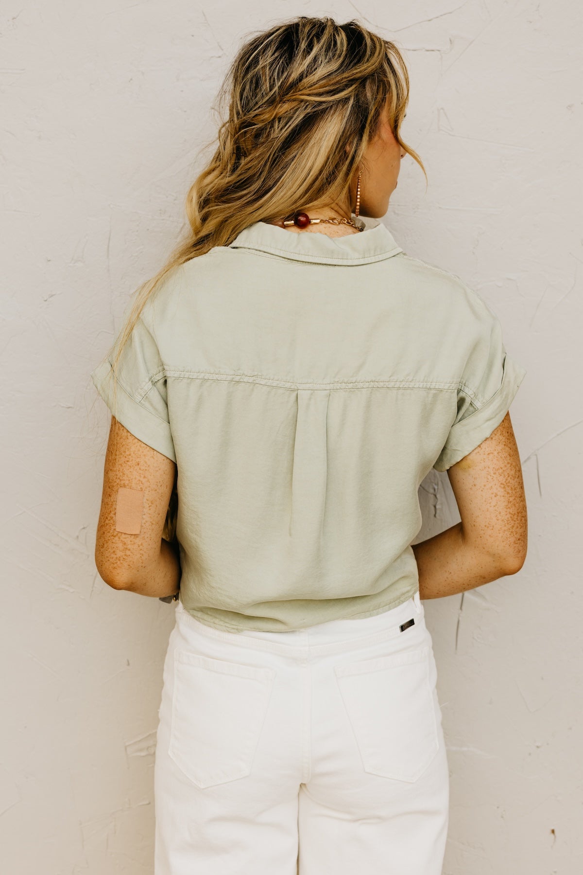 The Louise Button Down Chambray Shirt