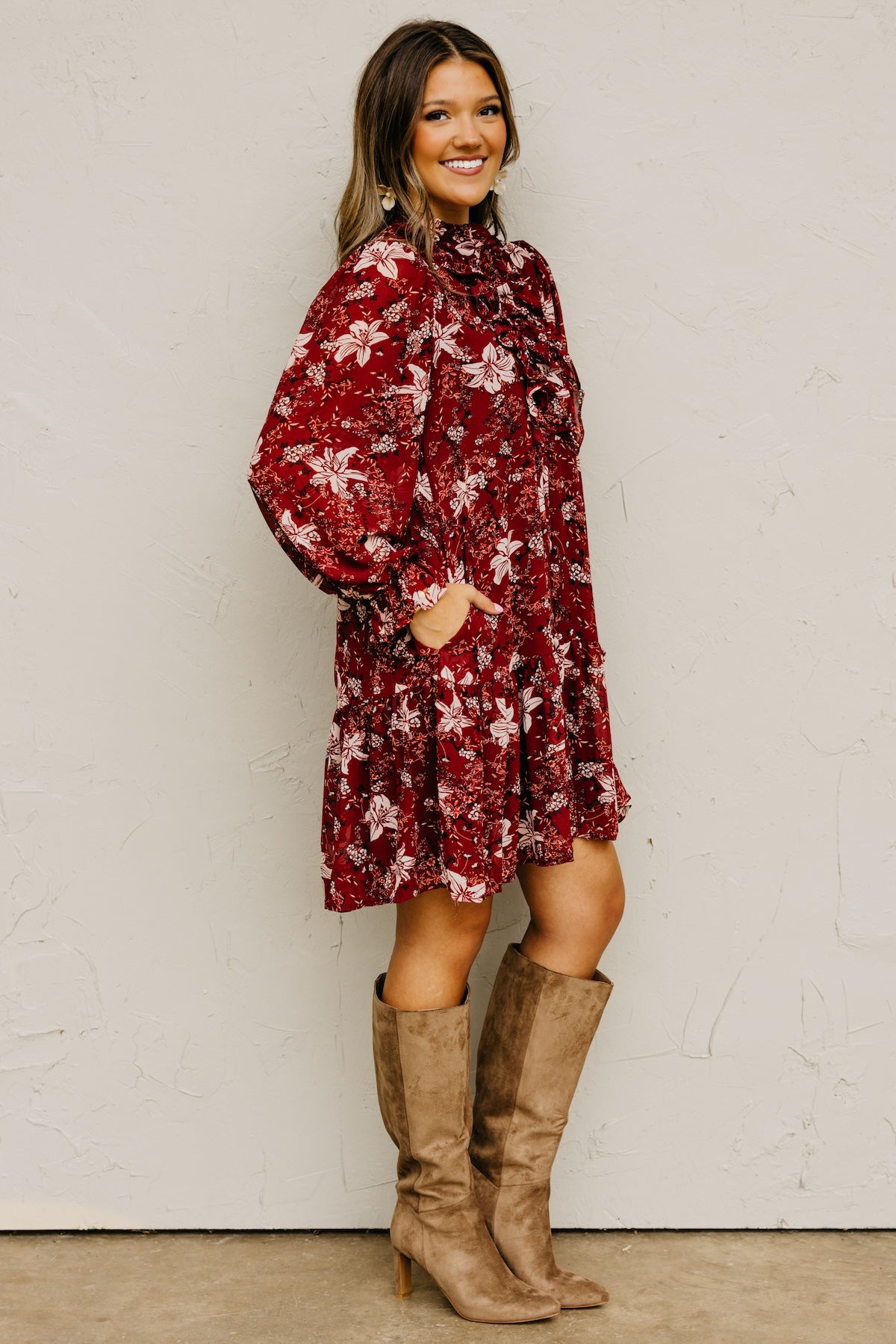 The Cordie Ruffle Mini Dress