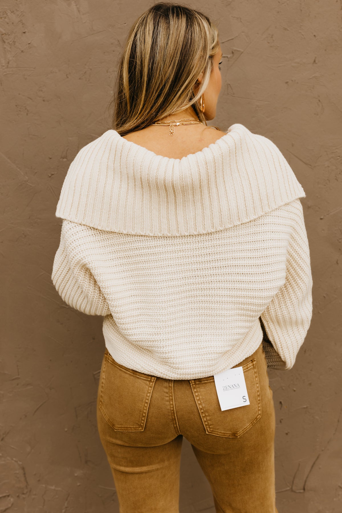 The Mila Ribbed Cropped Sweater  - FINAL SALE