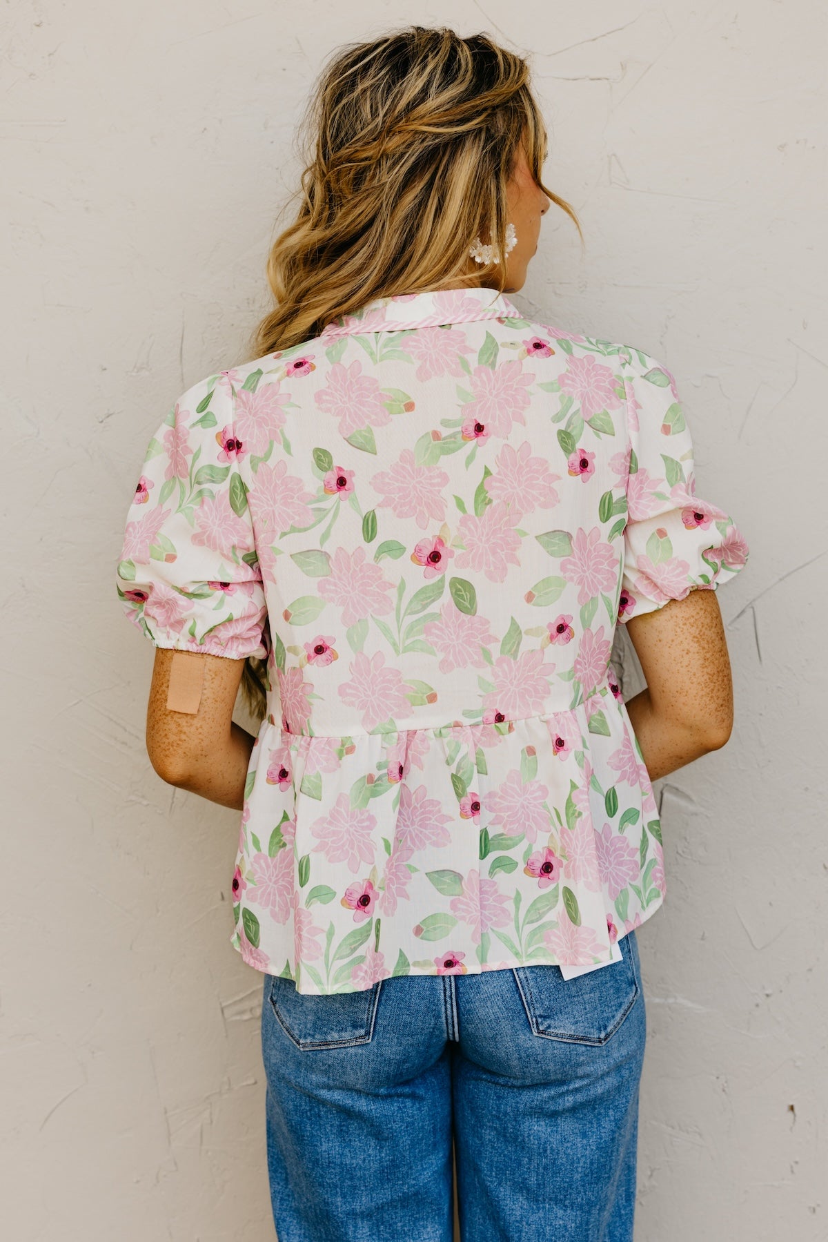 The Cassandra Floral Peplum Top