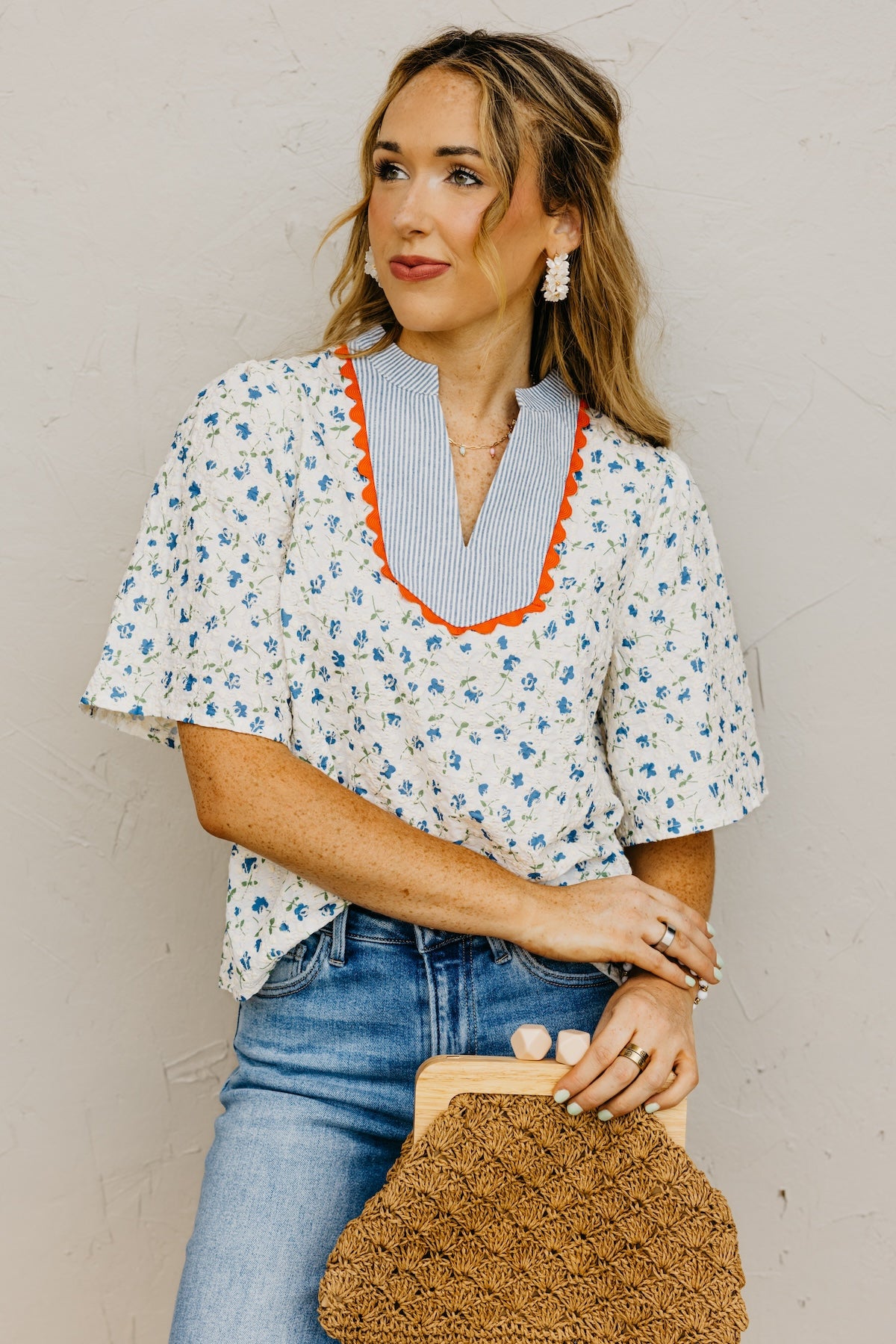 The Curtis Floral Embroidered Top
