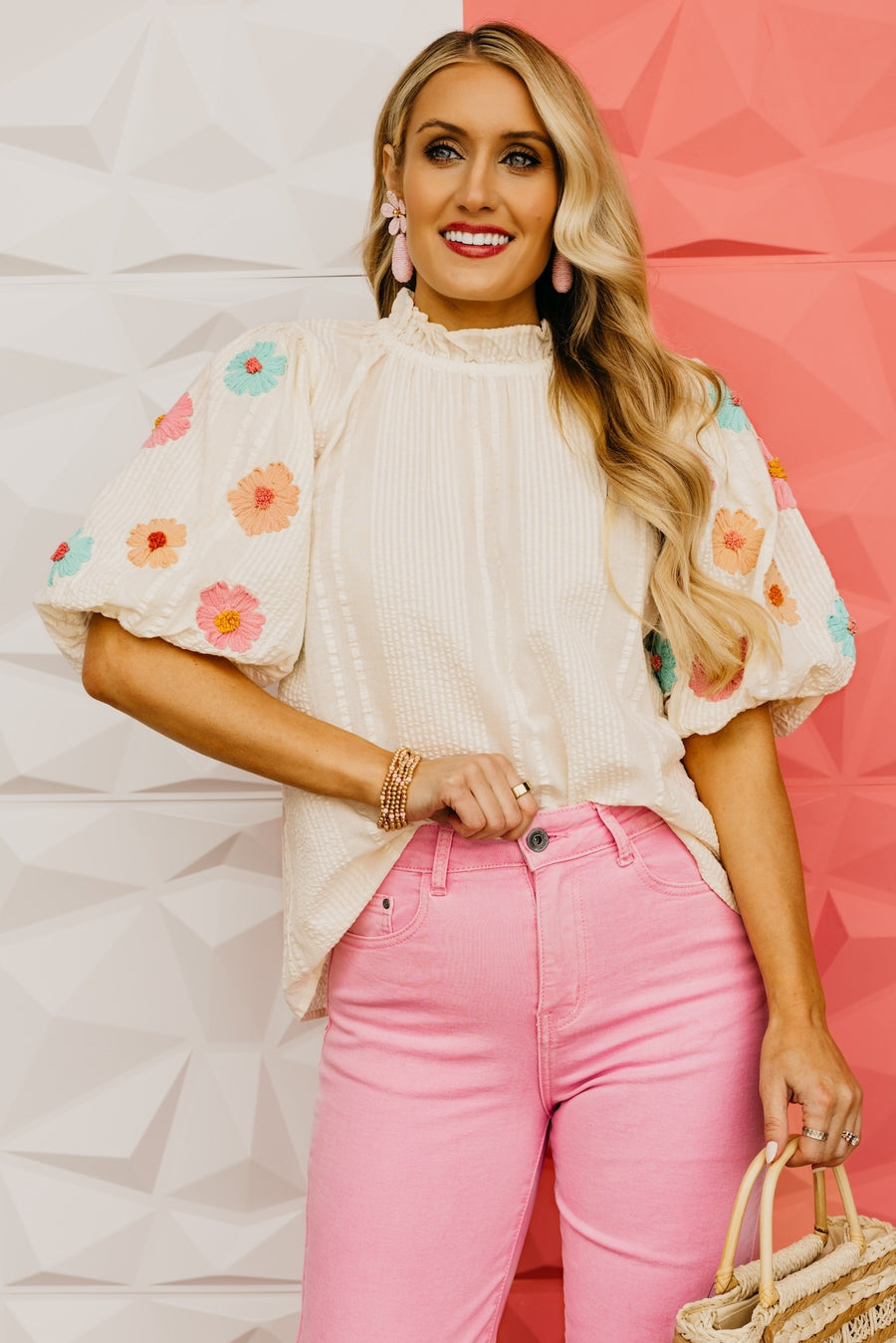 The Silas Floral Embroidered Top
