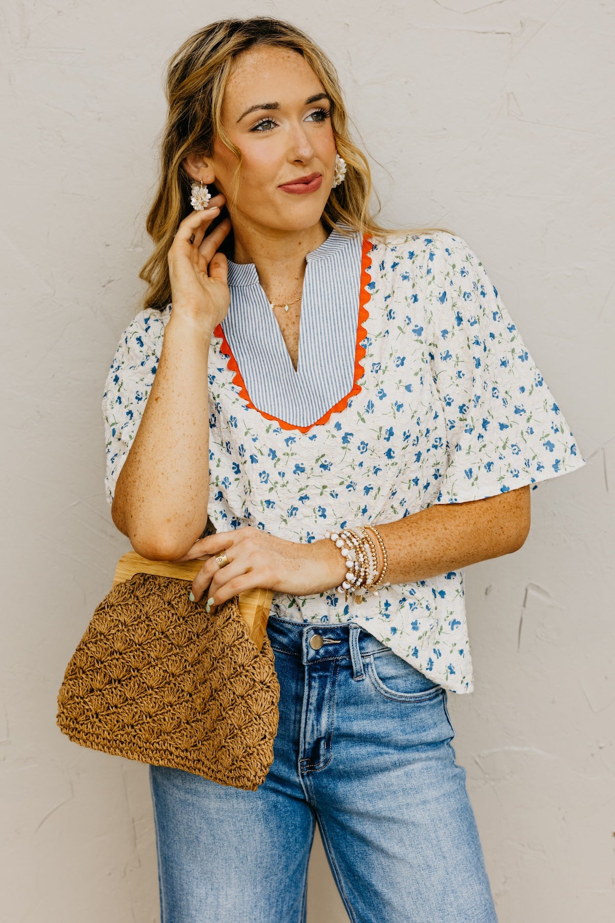 The Curtis Floral Embroidered Top