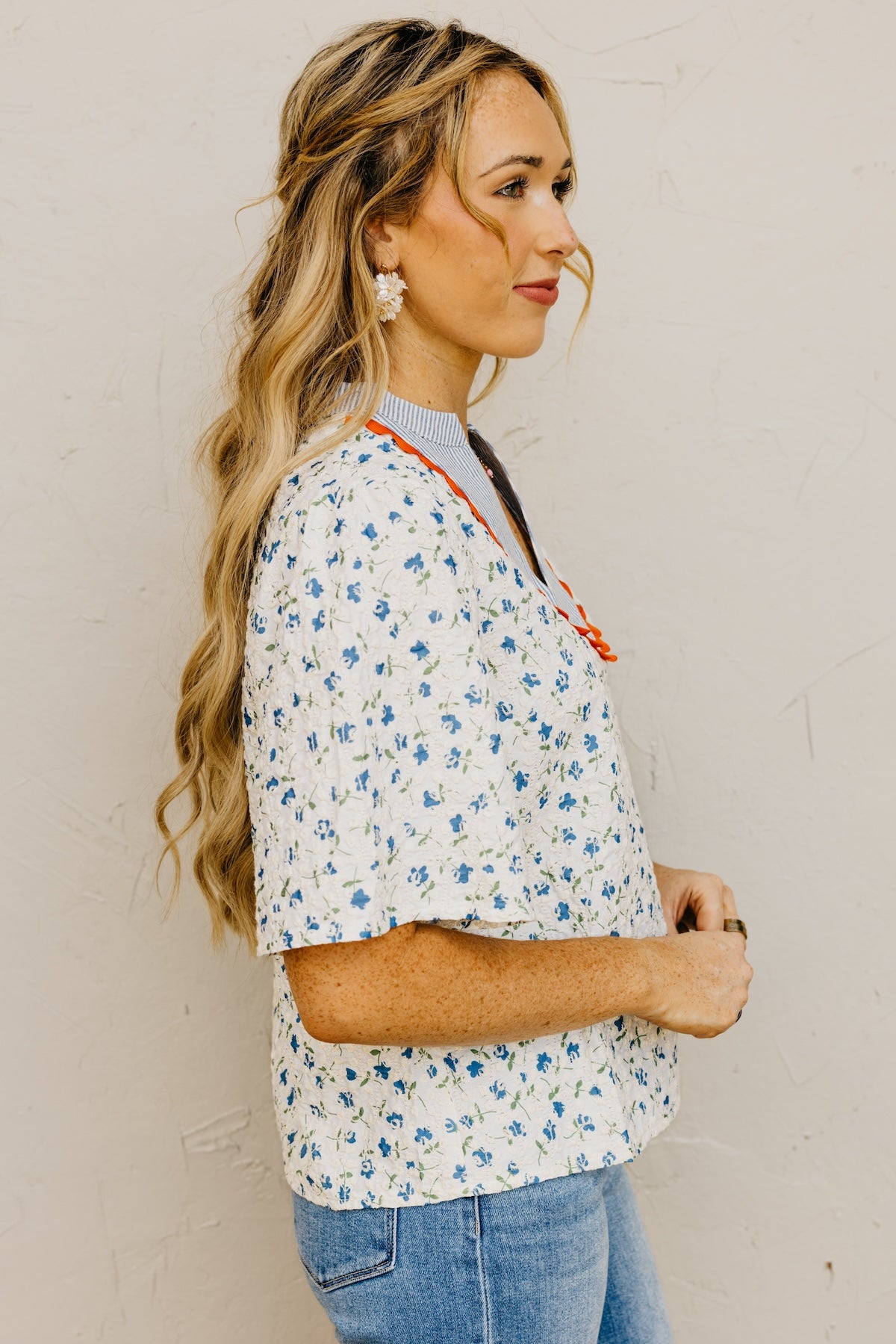 The Curtis Floral Embroidered Top
