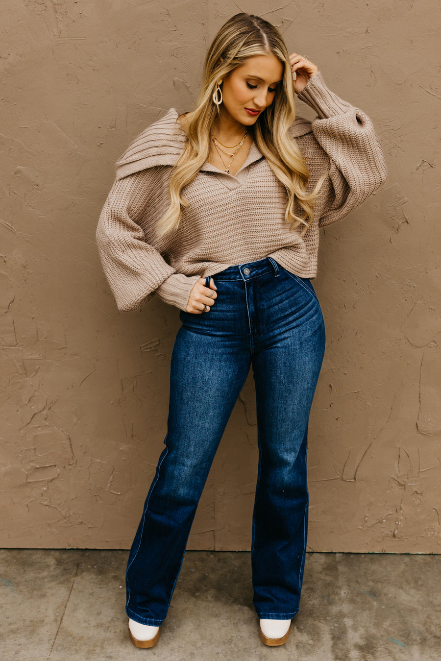 The Mila Ribbed Cropped Sweater  - FINAL SALE