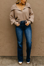 Kan Can Denim | High Rise Wide Flare Jeans - KC9248D