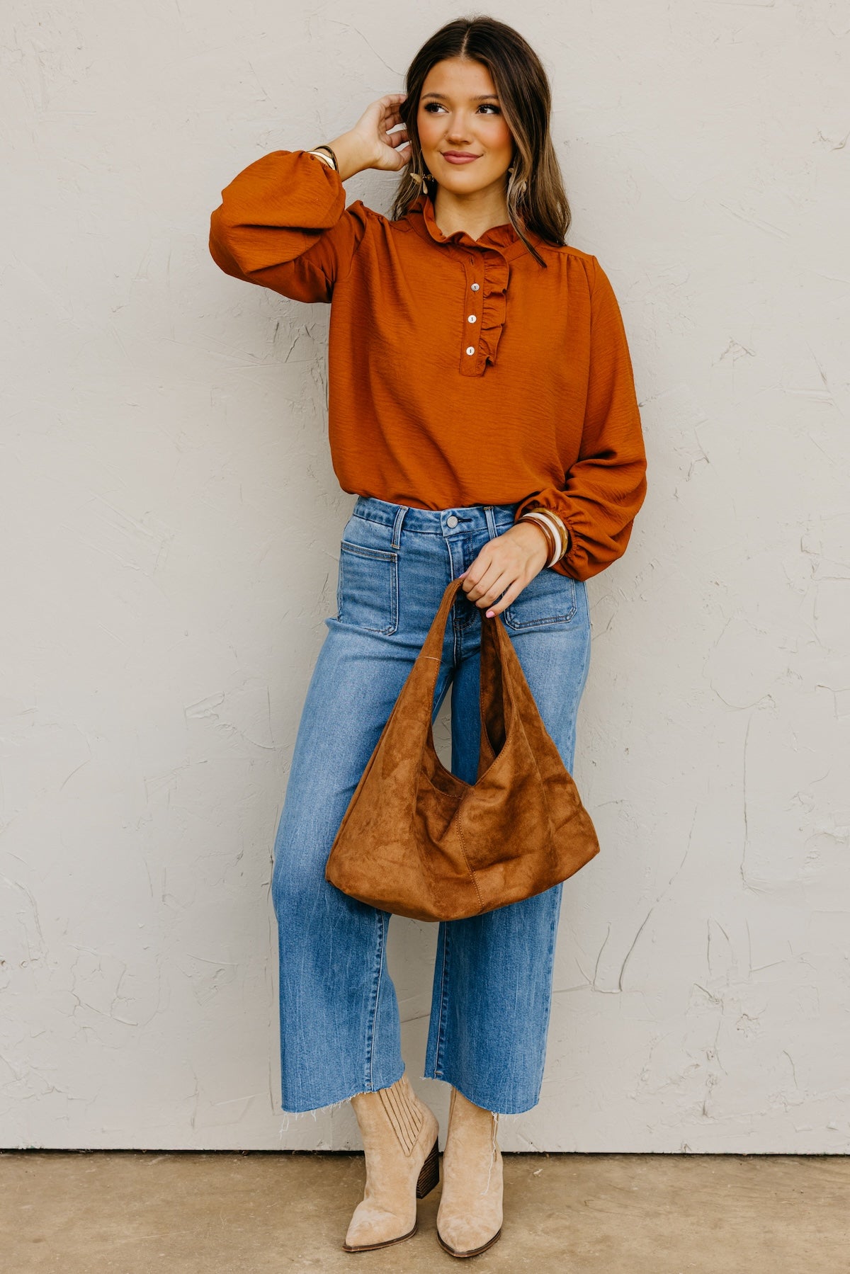 The Bart Ruffle Detail Blouse