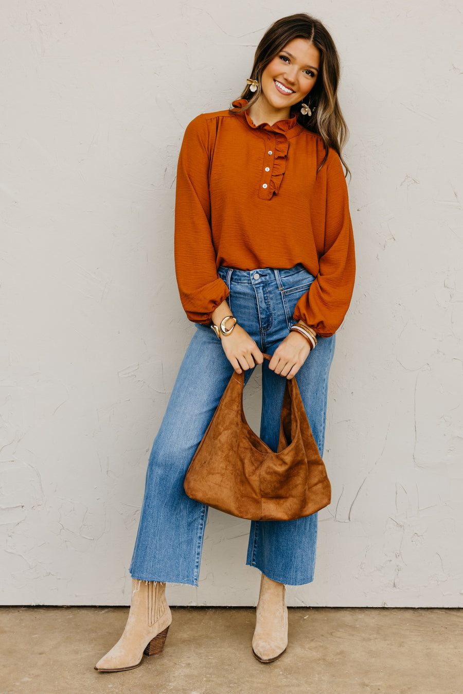 The Bart Ruffle Detail Blouse