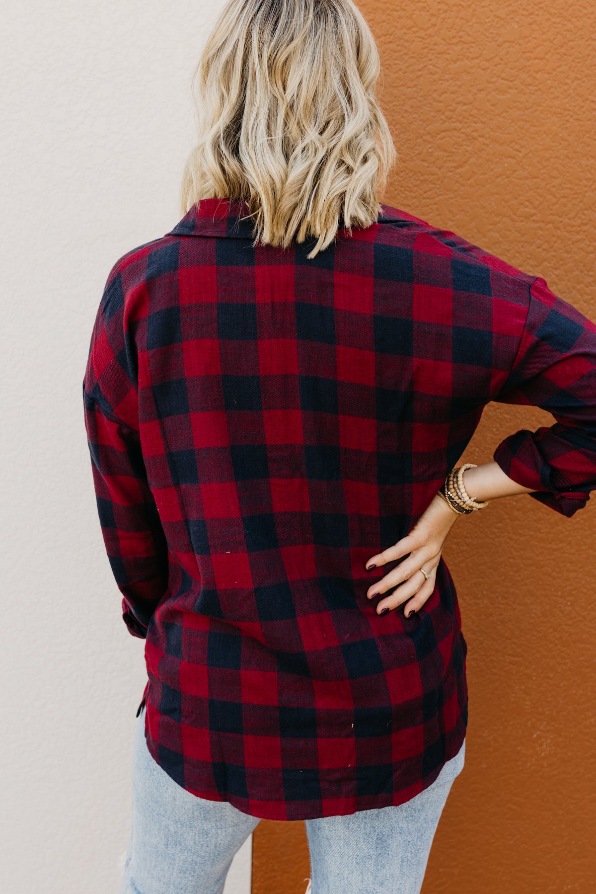The Colby Oversized Boyfriend Flannel Shirt  - FINAL SALE
