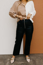 The Adria Faux Leather Pants