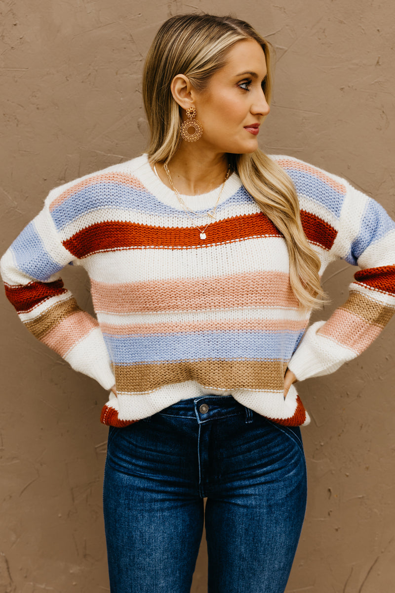 The Dallas Striped Sweater
