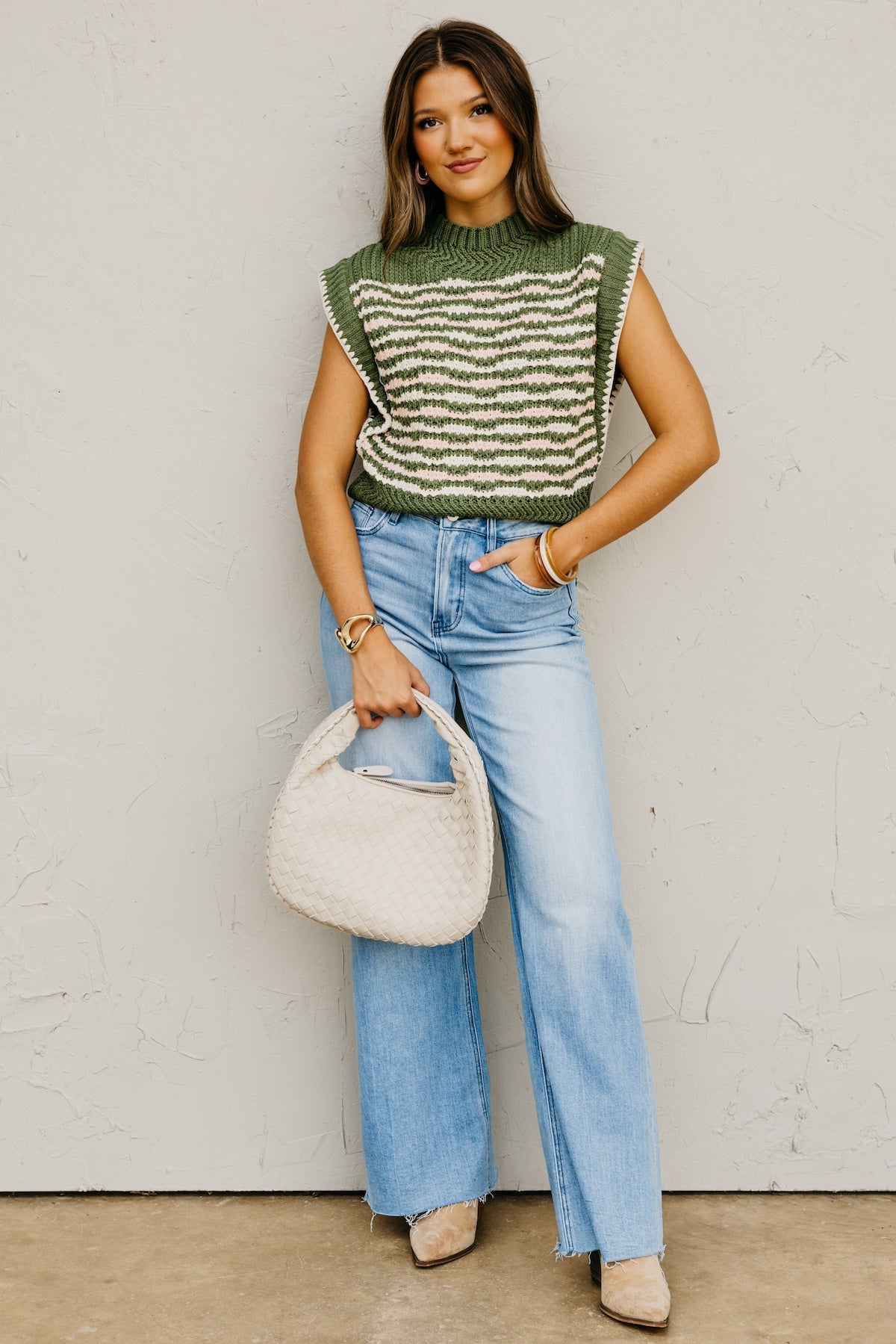 The Jasper Mock Neck Sweater Vest