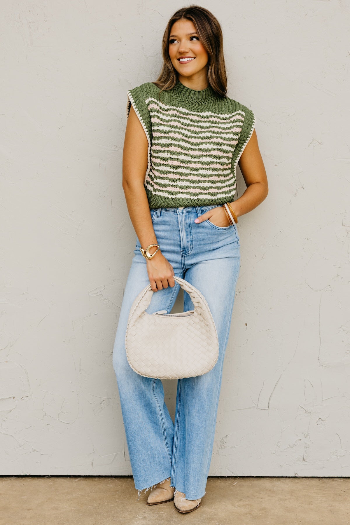 The Jasper Mock Neck Sweater Vest