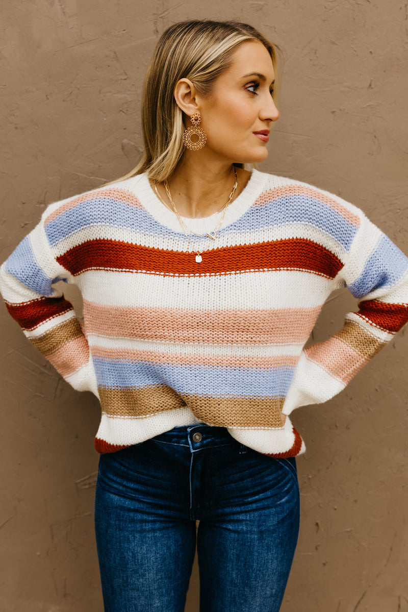 The Dallas Striped Sweater