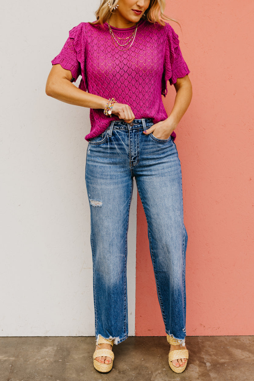 Vervet Denim The Jodie High Rise Dad Jeans MOD Boutique