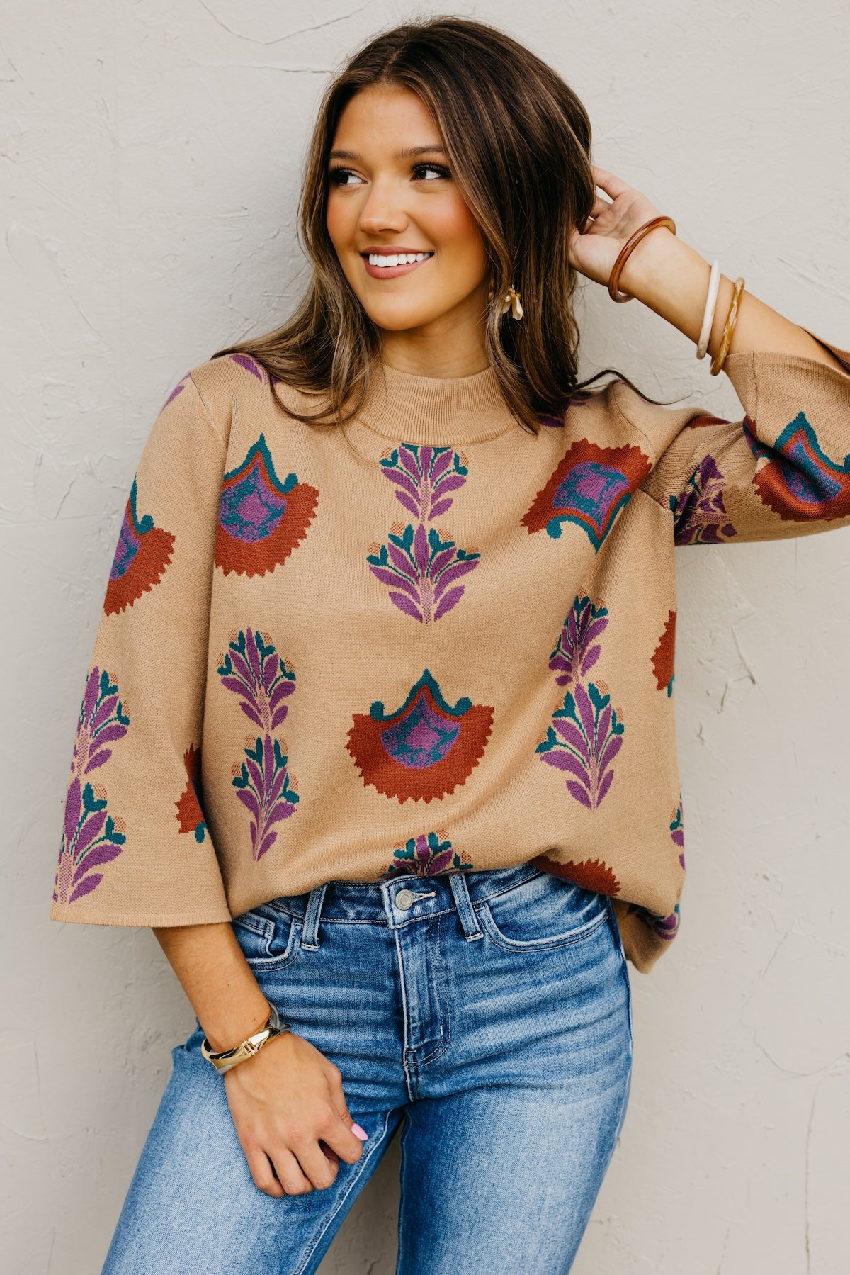 The Rowdy Floral Sweater