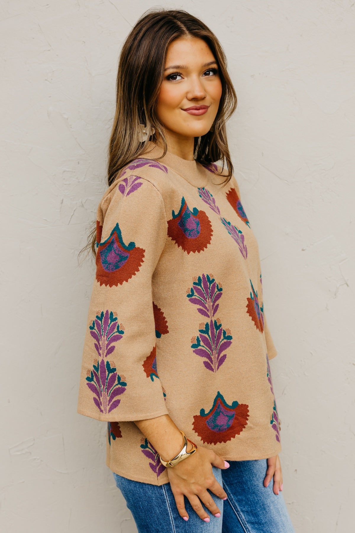 The Rowdy Floral Sweater