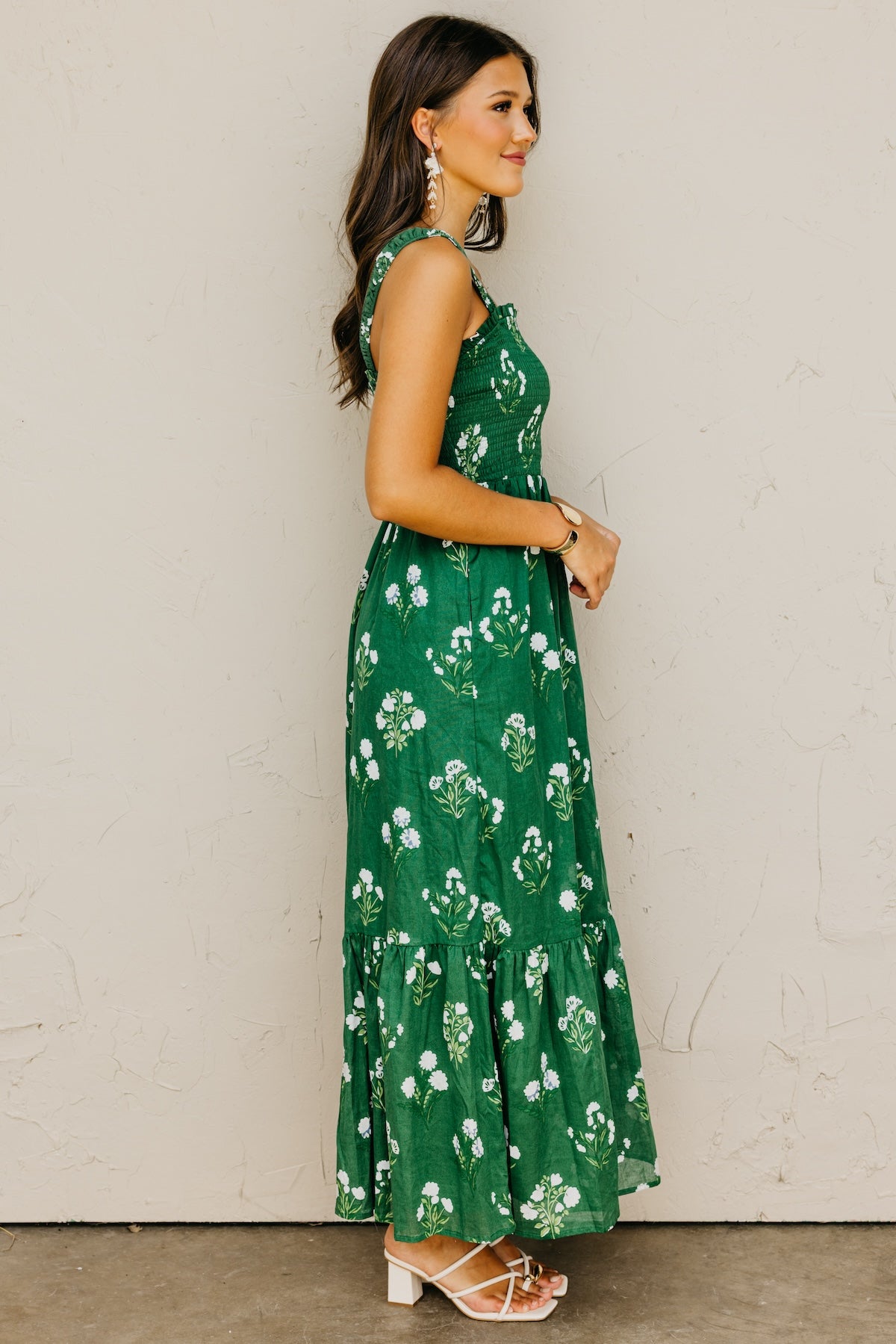 The Kelly Floral Smocked Maxi Dress