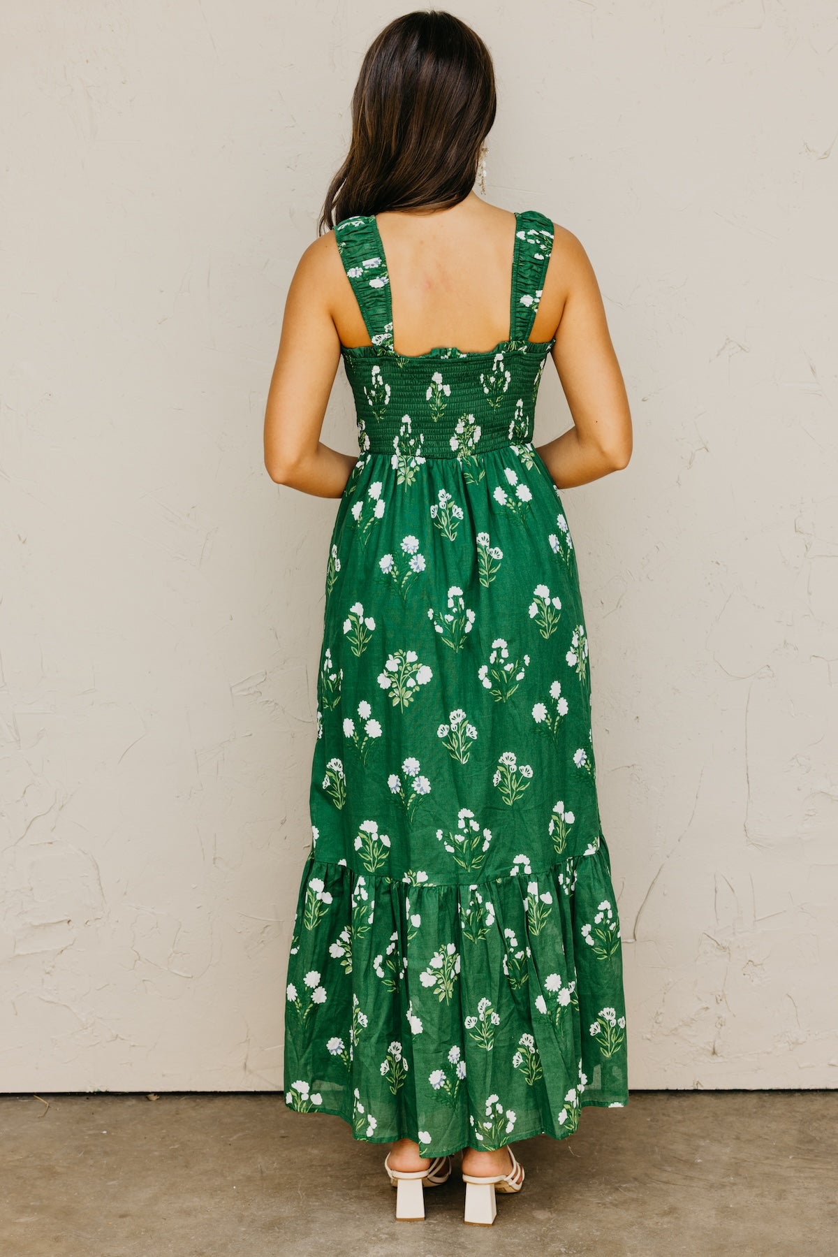 The Kelly Floral Smocked Maxi Dress