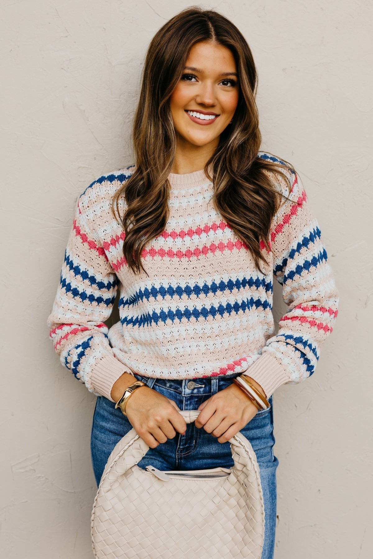 The Lillian Eyelet Knit Sweater