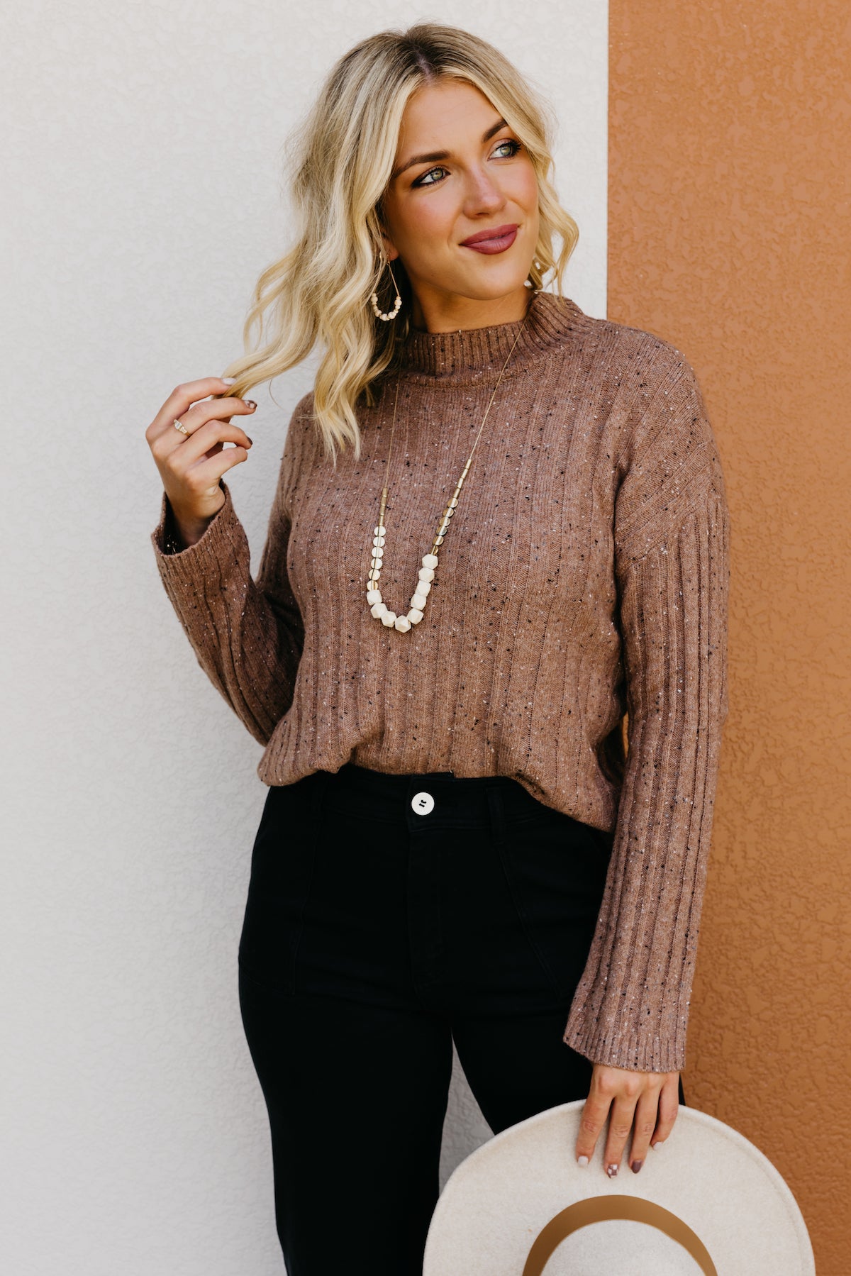 The Memphis Mock Neck Funfetti Sweater  - FINAL SALE