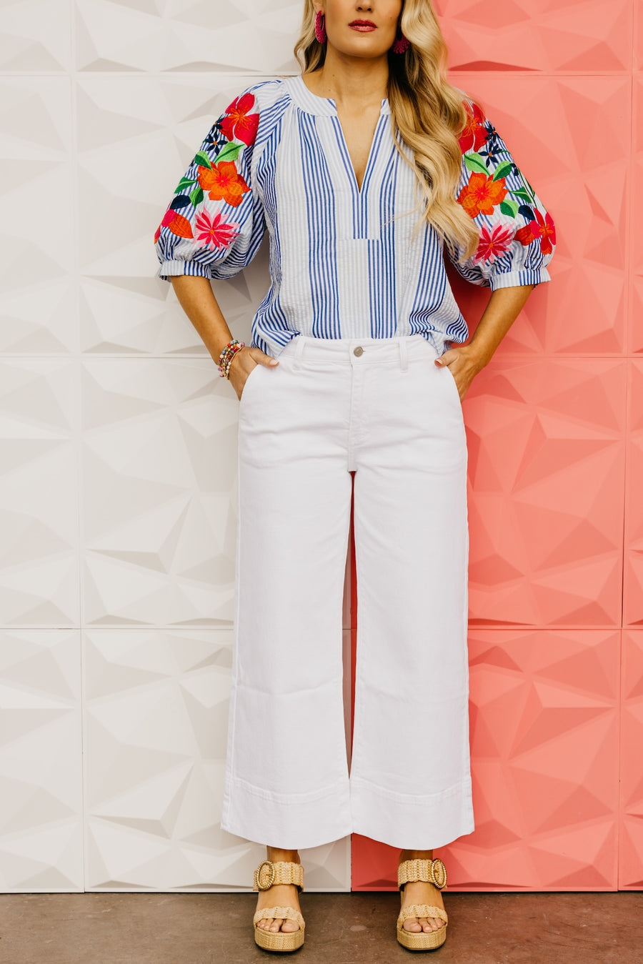 Kan Can Denim | Cropped Wide Leg Denim